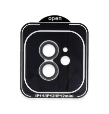 Apple iPhone 11 PVD Metal Kamera Lens - Siyah