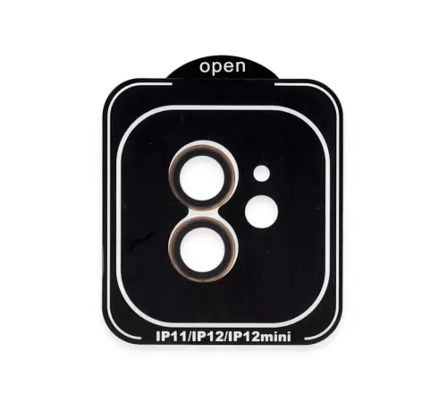 Apple iPhone 11 PVD Metal Kamera Lens - Turuncu