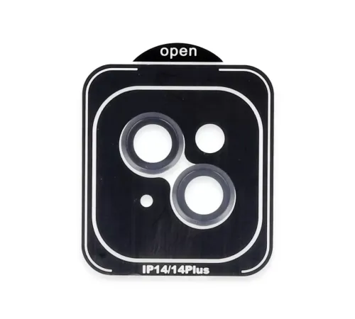 Apple iPhone 14 PVD Metal Kamera Lens - Siyah