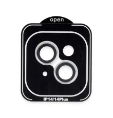 Apple iPhone 14 PVD Metal Kamera Lens - Gümüş