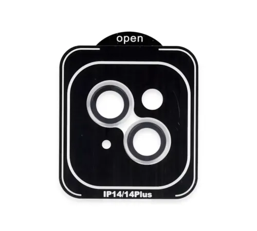 Apple iPhone 14 PVD Metal Kamera Lens - Gümüş