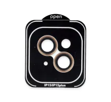 Apple iPhone 14 PVD Metal Kamera Lens - Turuncu