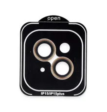 Apple iPhone 14 PVD Metal Kamera Lens - Turuncu
