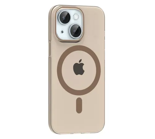 Apple iPhone 14 PC Blank Magsafe Kapak - Çöl Titanyum