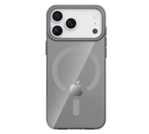 Apple iPhone 17 Pro PC Blank Magsafe Kapak - Natural Grey
