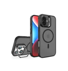 Apple iPhone 16 Flet Lens Magsafe Kapak - Siyah