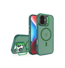 Apple iPhone 16 Plus Flet Lens Magsafe Kapak - Koyu Yeşil