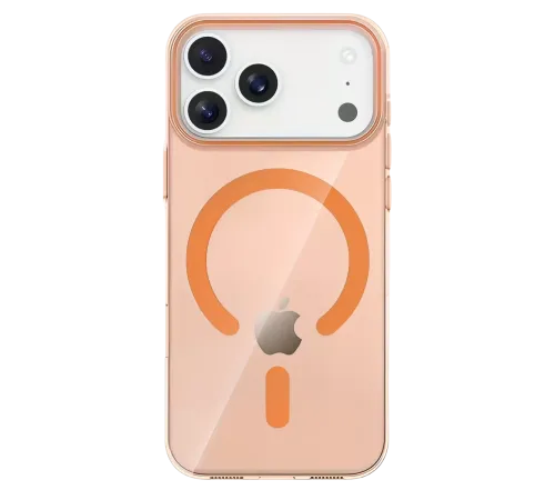 Apple iPhone 17 Pro Max PC Blank Magsafe Kapak - Turuncu