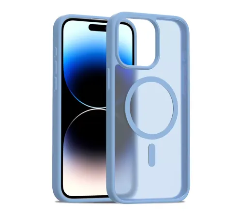 Apple iPhone 14 Pro Max Jota Magsafe Kapak - Açık Mavi