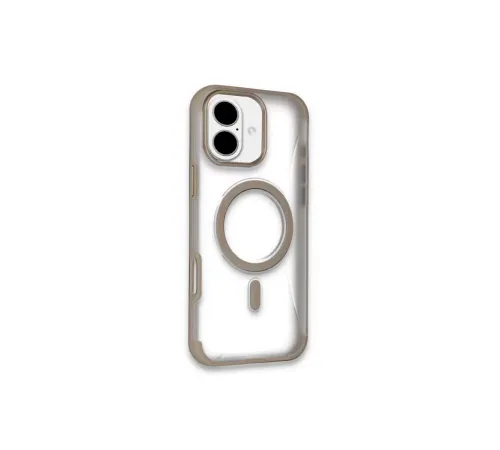 Apple iPhone 16 Hilton Magsafe Kapak - Gold