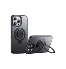Apple iPhone 16 Pro Avatar 360 Dönen Magsafe Kapak - Siyah