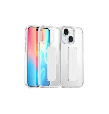 Apple iPhone 15 Kılıf Alfa Magsafe Standlı Kapak - Şeffaf