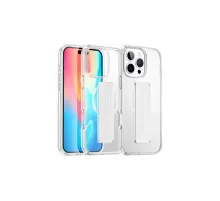 Apple iPhone 16 Pro Max Kılıf Alfa Magsafe Standlı Kapak - Şeffaf