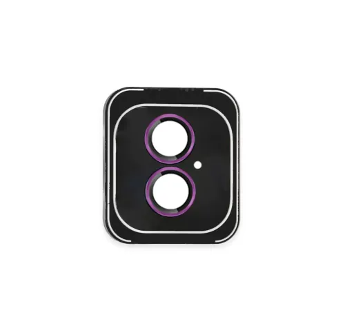 Apple iPhone 16 PVD Metal Kamera Lens - Pembe