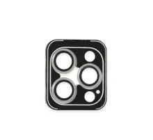 Apple iPhone 16 Pro Max PVD Metal Kamera Lens - Gümüş