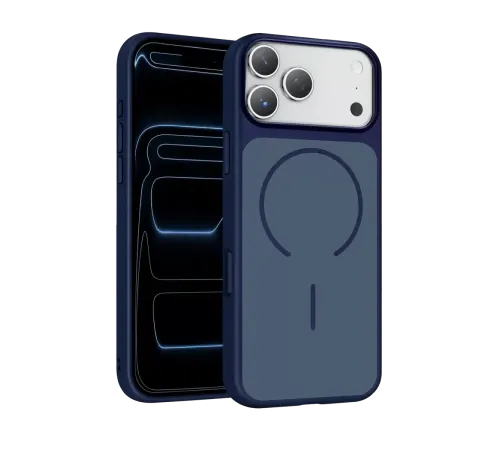 Apple iPhone 17 Pro Rush Magsafe Kapak - Mavi