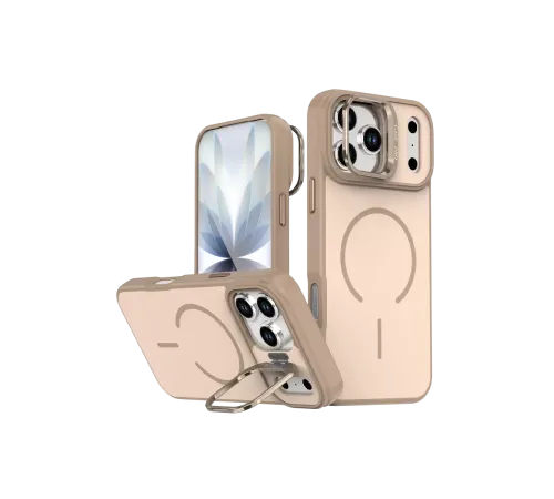 Apple iPhone 17 Pro Max Flexa Magsafe Kapak - Gold