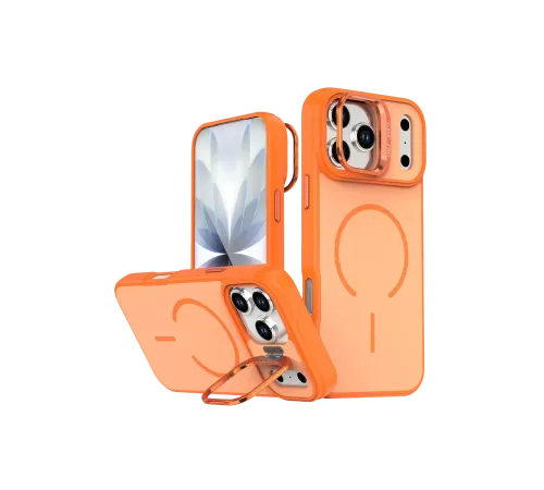 Apple iPhone 17 Pro Max Flexa Magsafe Kapak - Turuncu