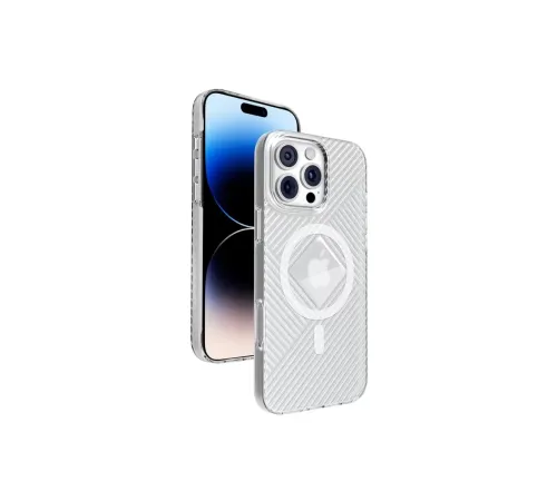 Apple iPhone 16 Pro Stella PC Sert Magsafe Kılıf - Şeffaf