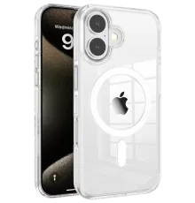 Apple iPhone 16 Gleam PC Sert Magsafe Kılıf - Şeffaf