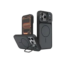 Apple iPhone 17 Pro Max Pale Magsafe Standlı Kapak - Siyah