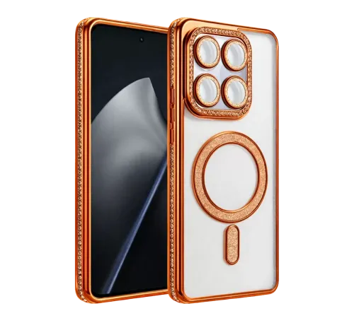 Mi 15T Pro Joke Simli Magneticsafe Kılıf - Turuncu