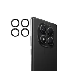 Redmi Note 14 Pro 4G PVD Metal Kamera Lens - Siyah