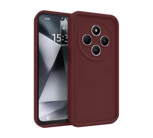Redmi 14C Kılıf Viera Silikon - Bordo
