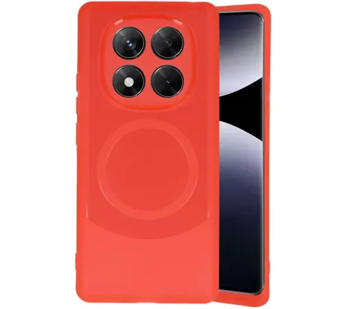 Redmi Note 14 Pro 5G Kılıf Maya Karbon Kapak - Kırmızı