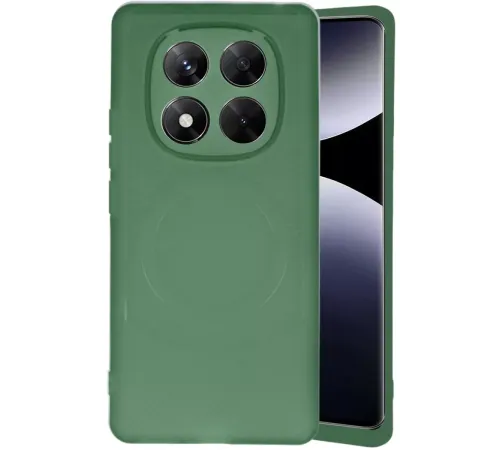 Redmi Note 14 Pro 5G Kılıf Maya Karbon Kapak - Koyu Yeşil