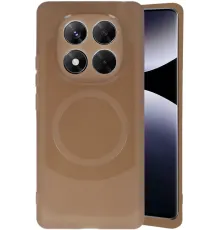 Redmi Note 14 Pro 5G Kılıf Maya Karbon Kapak - Kahverengi