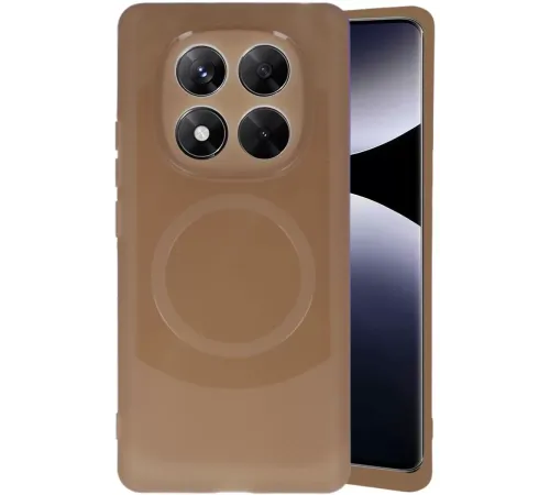Redmi Note 14 Pro 5G Kılıf Maya Karbon Kapak - Kahverengi