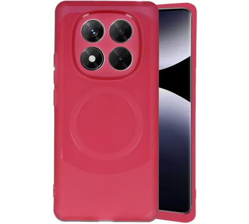 Redmi Note 14 Pro 5G Kılıf Maya Karbon Kapak - Bordo