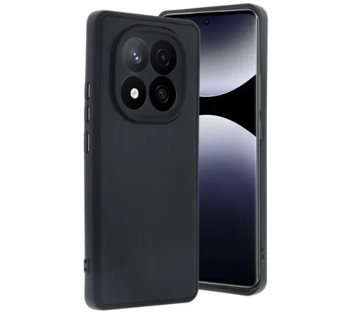 Redmi Note 14 Pro 4G Kılıf Aras Deri Kapak - Siyah