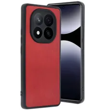 Redmi Note 14 Pro 4G Kılıf Aras Deri Kapak - Kırmızı
