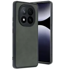 Redmi Note 14 Pro 4G Kılıf Aras Deri Kapak - Koyu Yeşil