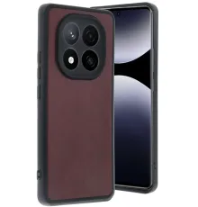 Redmi Note 14 Pro 4G Kılıf Aras Deri Kapak - Bordo