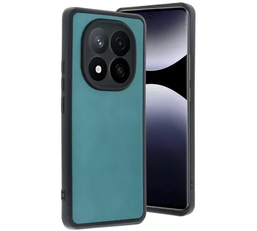 Redmi Note 14 Pro 4G Kılıf Aras Deri Kapak - Açık Yeşil