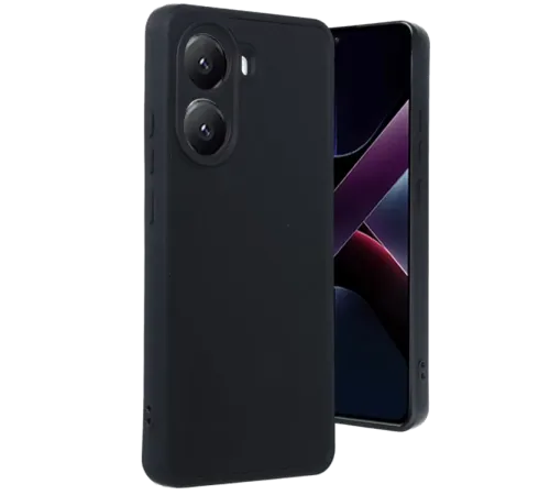 Poco X7 Pro Kılıf Aras Deri Kapak - Siyah