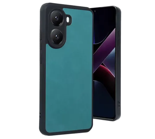 Poco X7 Pro Kılıf Aras Deri Kapak - Açık Yeşil