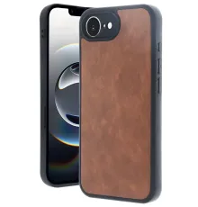 Apple iPhone 16E Kılıf Aras Deri Kapak - Taba