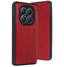 Redmi Note 14 Pro 4G Kılıf Flip Cover - Kırmızı