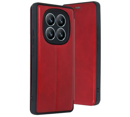 Redmi Note 14 Pro 4G Kılıf Flip Cover - Kırmızı