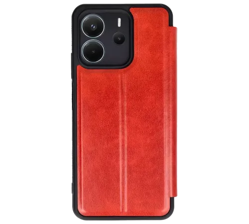 Redmi Note 14 4G Kılıf Flip Cover - Kırmızı