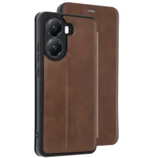 Poco X7 Pro Kılıf Flip Cover - Taba