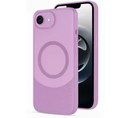 Apple iPhone 16E Kılıf Maya Karbon Kapak - Mürdüm
