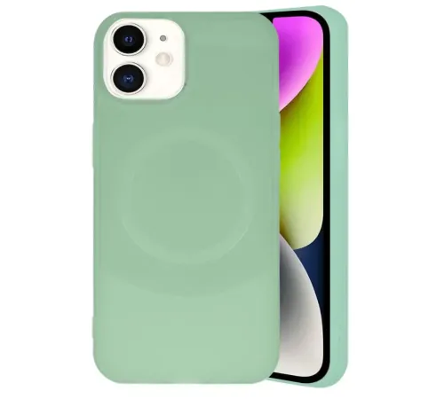 Apple iPhone 11 Kılıf Maya Karbon Kapak - Su Yeşili