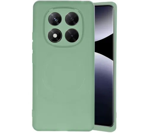 Redmi Note 14 Pro 4G Kılıf Maya Karbon Kapak - Su Yeşili