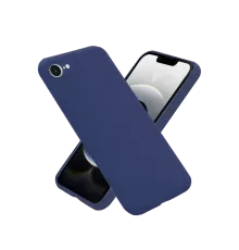 Apple iPhone 16E Kılıf First Silikon - Lacivert