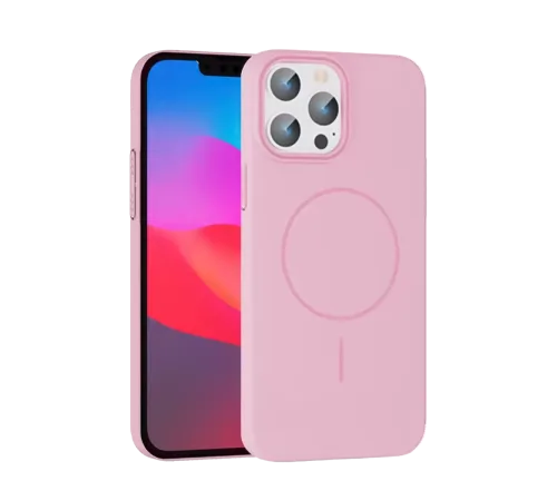 Apple iPhone 15 Pro Max Broş Magsafe Kapak - Pembe